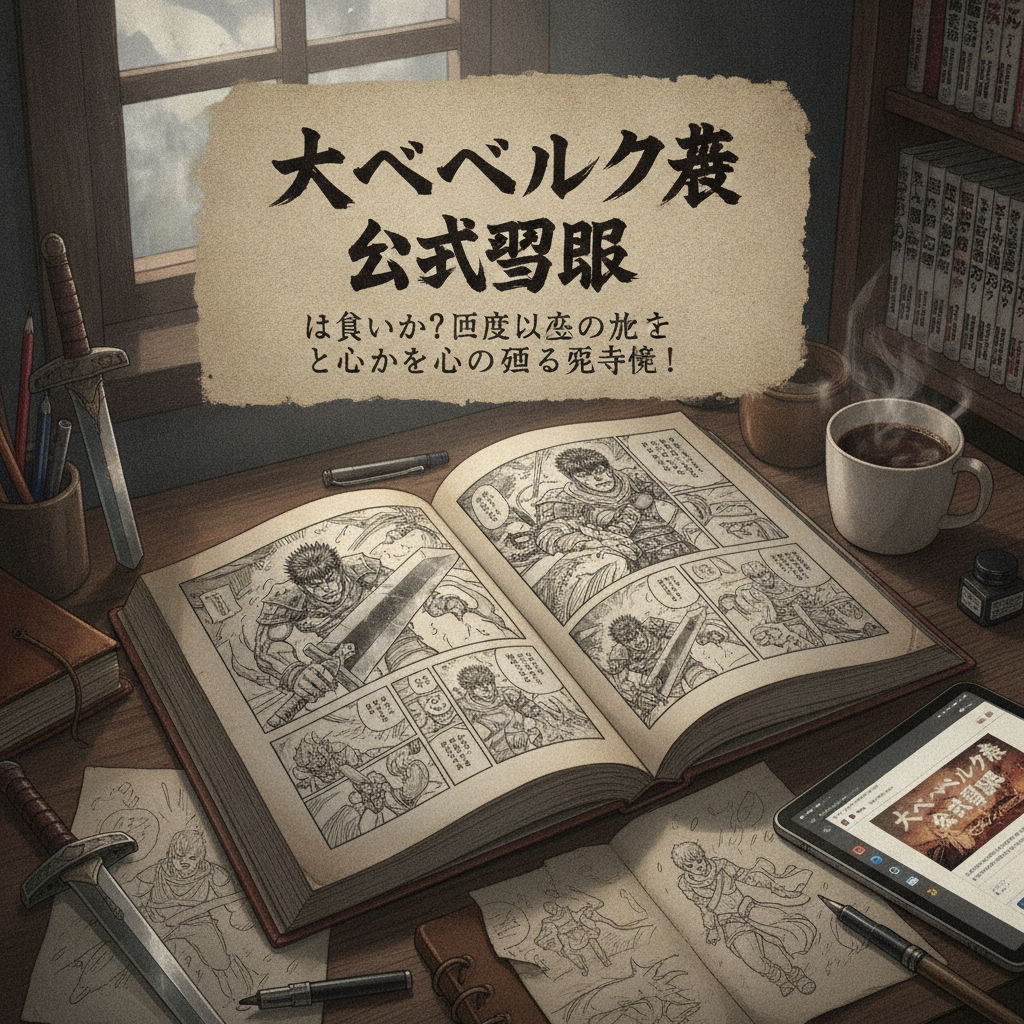 大ベルセルク展 公式図録は買いか？値段以上の価値と心を抉る再体験！